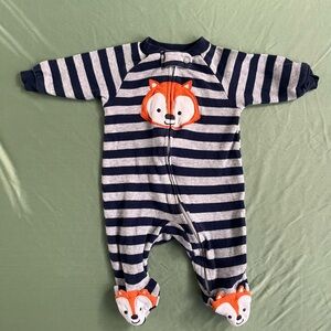 Carter's Cozy Blue and Gray Footies